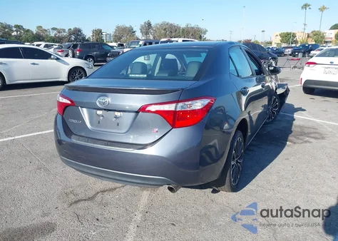 2015 Toyota Corolla S Plus from USA, damaged, VIN 5YFBURHE5FP299999